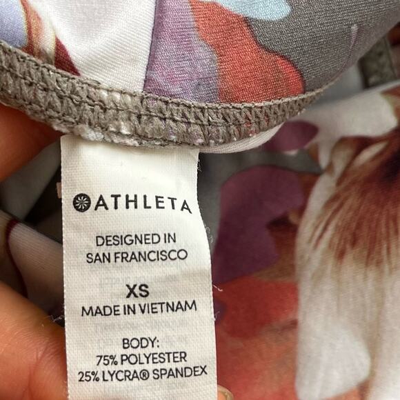 ATHLETA 7/8 Tights Legging Floral - Picture 7 of 8